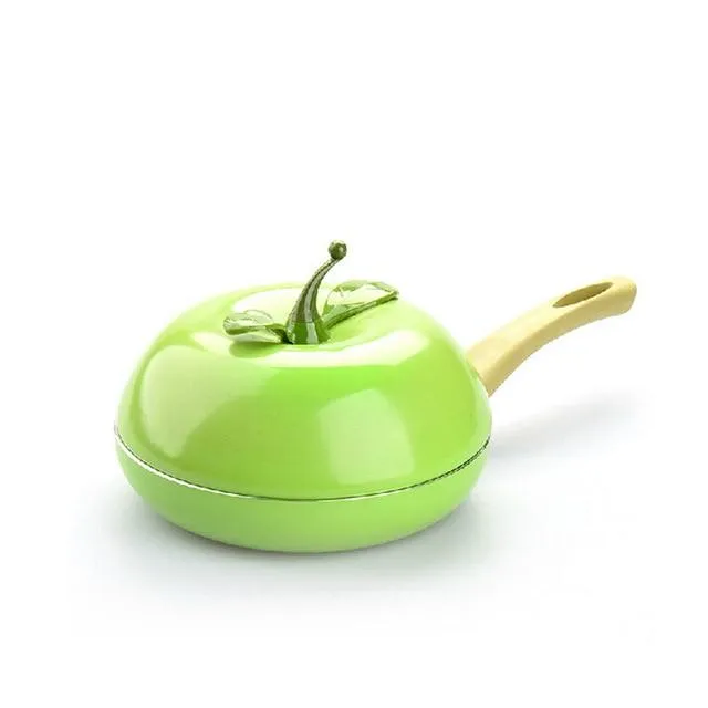 Fruit Color Ceramic Aluminum Frying Pan