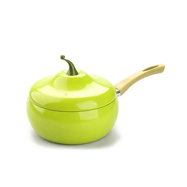 Fruit Color Ceramic Aluminum Frying Pan