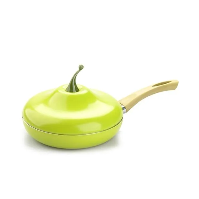 Fruit Color Ceramic Aluminum Frying Pan