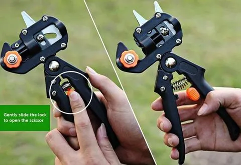 Garden Fruit Tree Pro Pruning Shears Scissor Grafting Cutting Tool  2 Blade Garden Tools Set Pruner Tree Cutting Tool