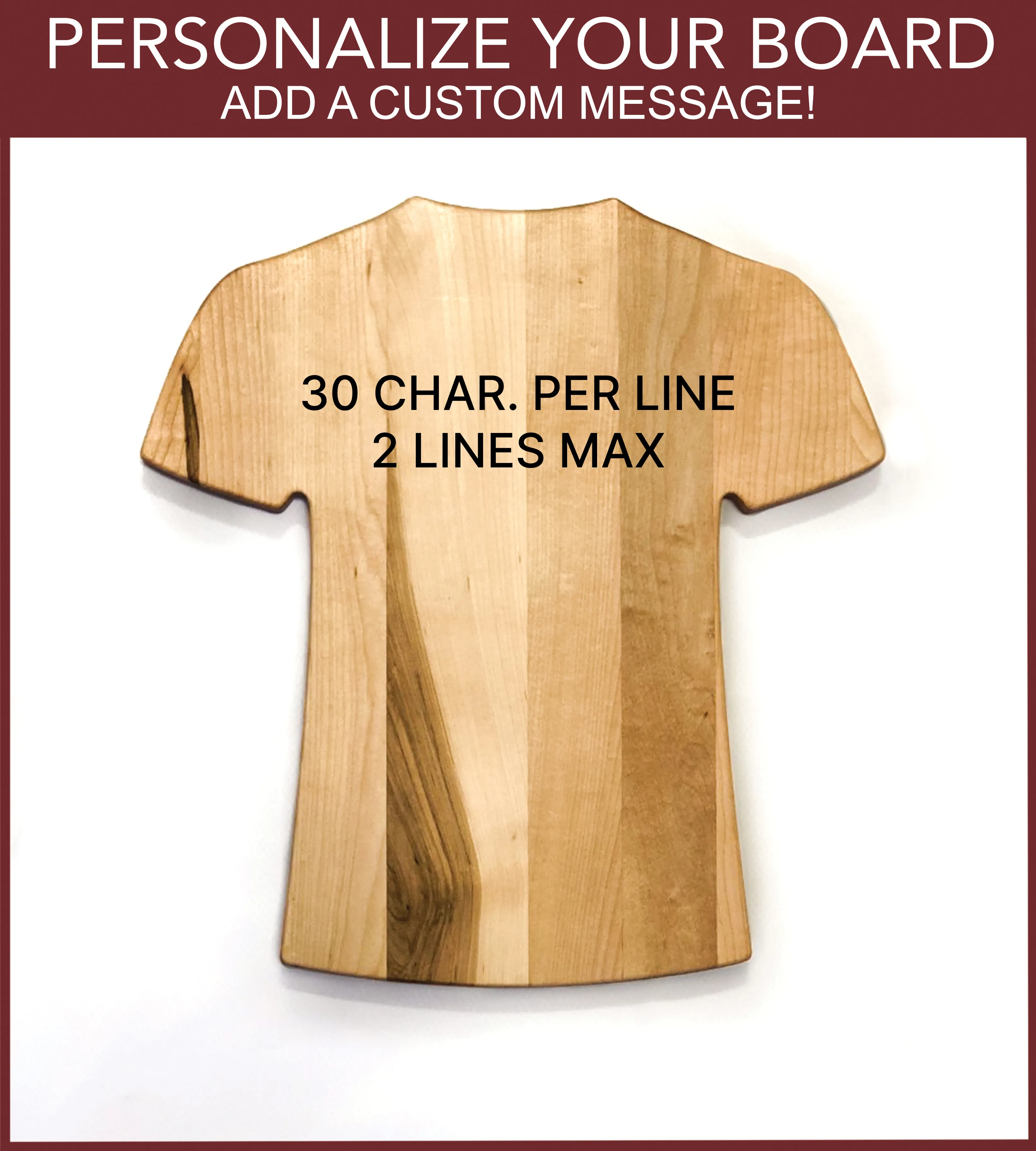 Gigantes de San Francisco Team Jersey Cutting Board | Customize With Your Name & Number | Add a Personalized Note (en Español)