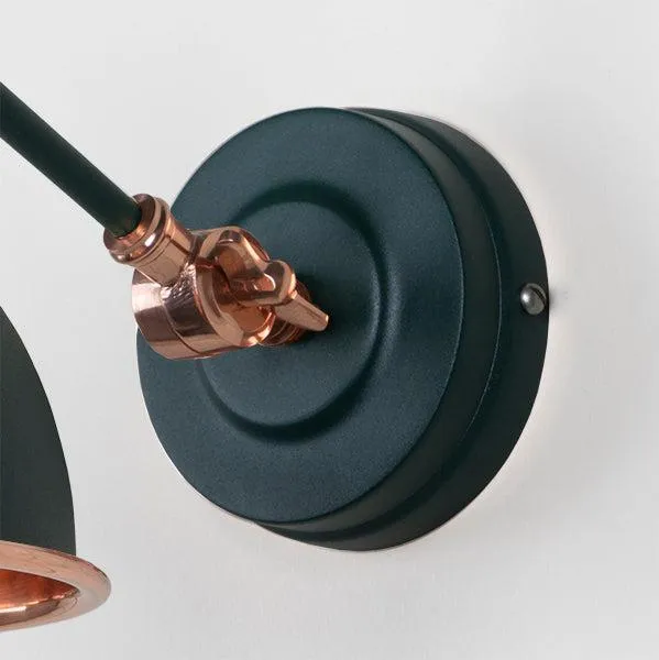 Hammered Copper Brindley Wall Light in Dingle | From The Anvil