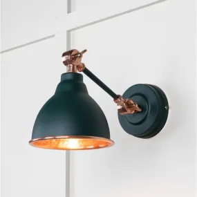 Hammered Copper Brindley Wall Light in Dingle | From The Anvil