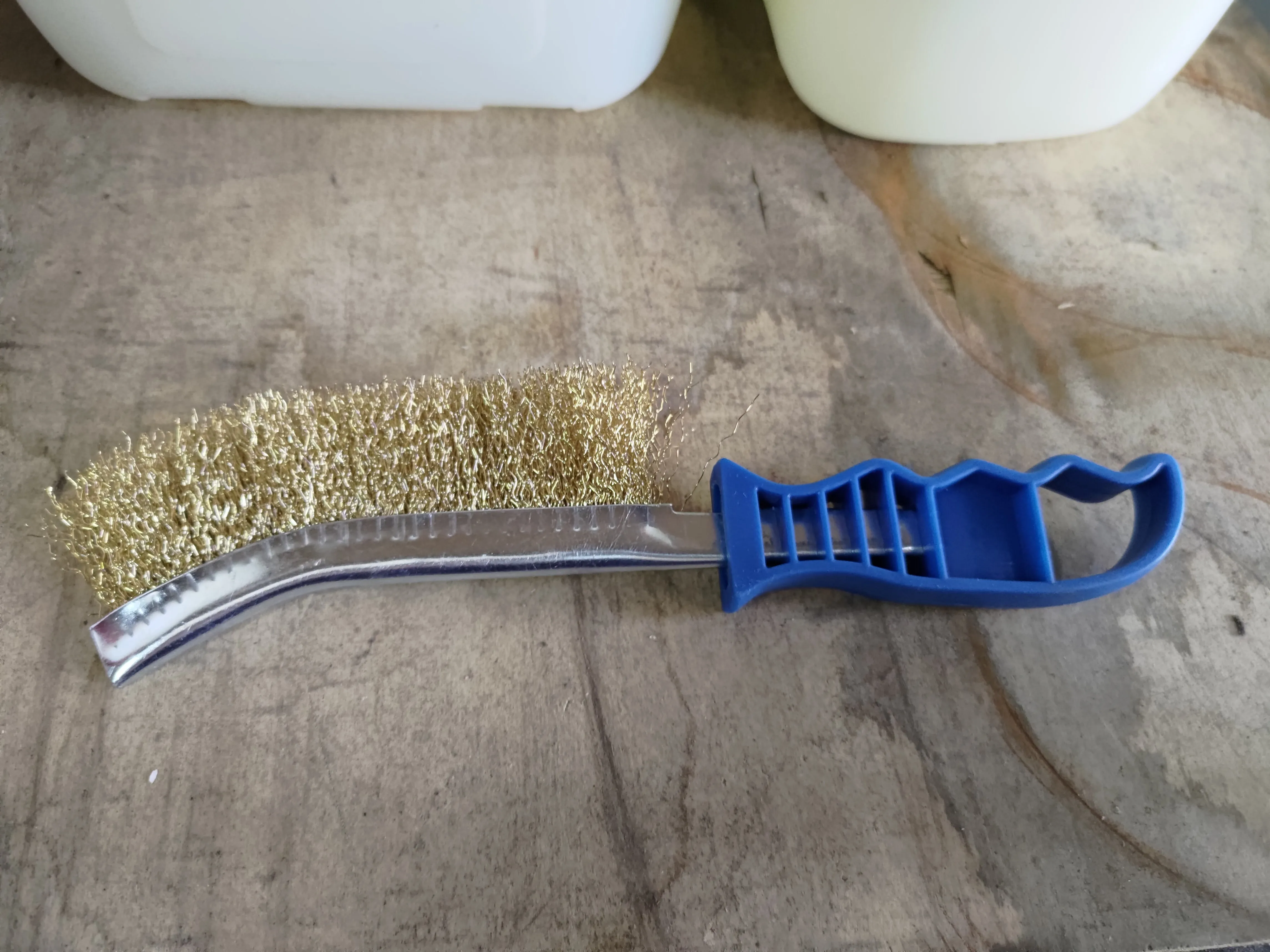 Hand Wire Brush Knife 10" Wb-2B (Gold) | Model : WB4-10G