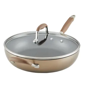 Hard Anodized Nonstick Deep Frying Pan