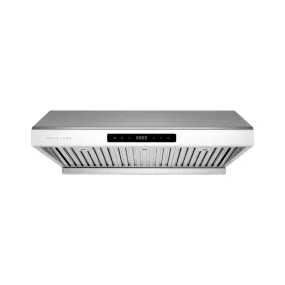 Hauslane 30" Chef  UC-PS10SS-30 900 CFM Ducted Stainless Steel Undercabinet Range Hood