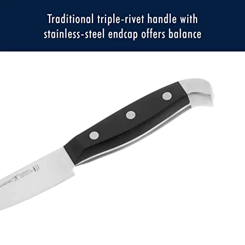 HENCKELS Premium Quality 15-Piece Knife Set with Block, Razor-Sharp, German Engineered Knife Informed by over 100 Years of Masterful Knife Making, Lightweight and Strong, Dishwasher Safe