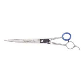 Heritage Cutlery K985-C 8-1/2'' Pet Grooming Scissor w/ Serrations / Curved Blades