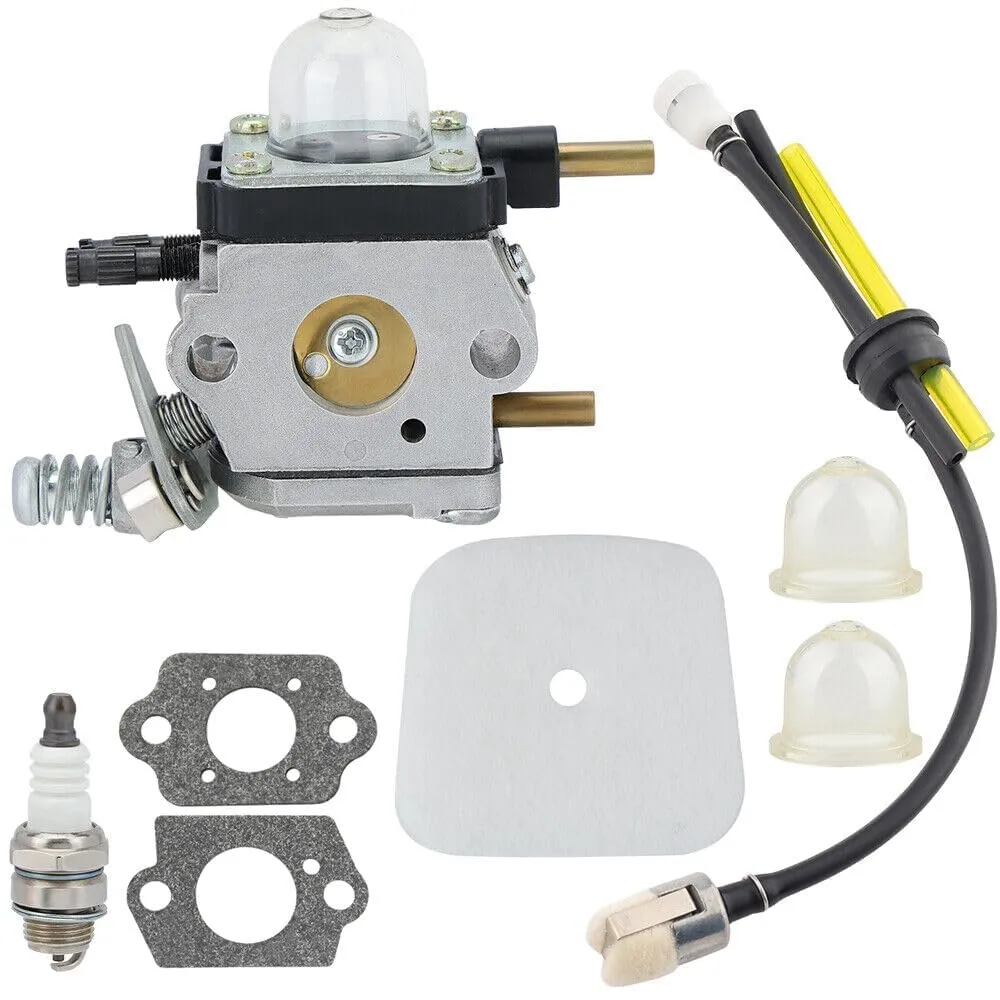 Hipa C1U-K54A Carburetor Kit for Mantis 7222 7222E 7222M 7225 7230 7234 7240 7920 7924 2-Stroke Tiller Cultivator # C1U-K82 A021001090 A021001092