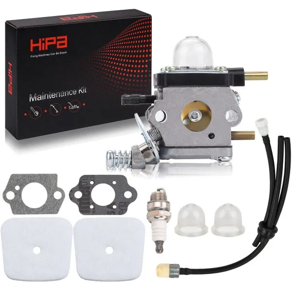 Hipa C1U-K54A Carburetor Kit for Mantis 7222 7222E 7222M 7225 7230 7234 7240 7920 7924 2-Stroke Tiller Cultivator # C1U-K82 A021001090 A021001092