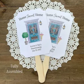 Housewarming Party Favor Fans