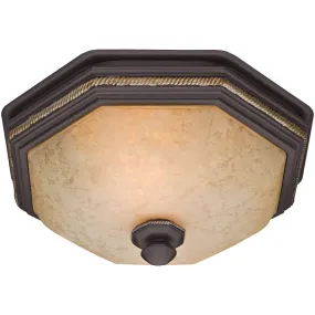 HUNTER 82023 Belle Meade 80cfm Ceiling-Exhaust Bath Fan with Snowflake Glass