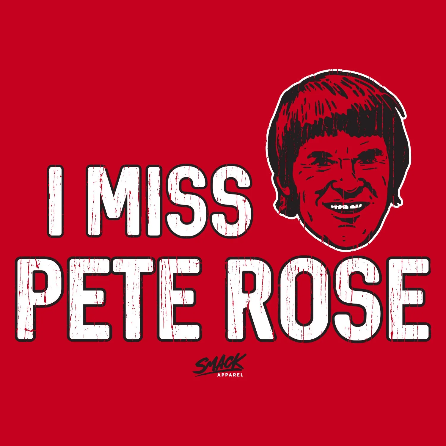 I Miss Pete Rose T-Shirt for Cincinnati Baseball Fans (SM-5XL)