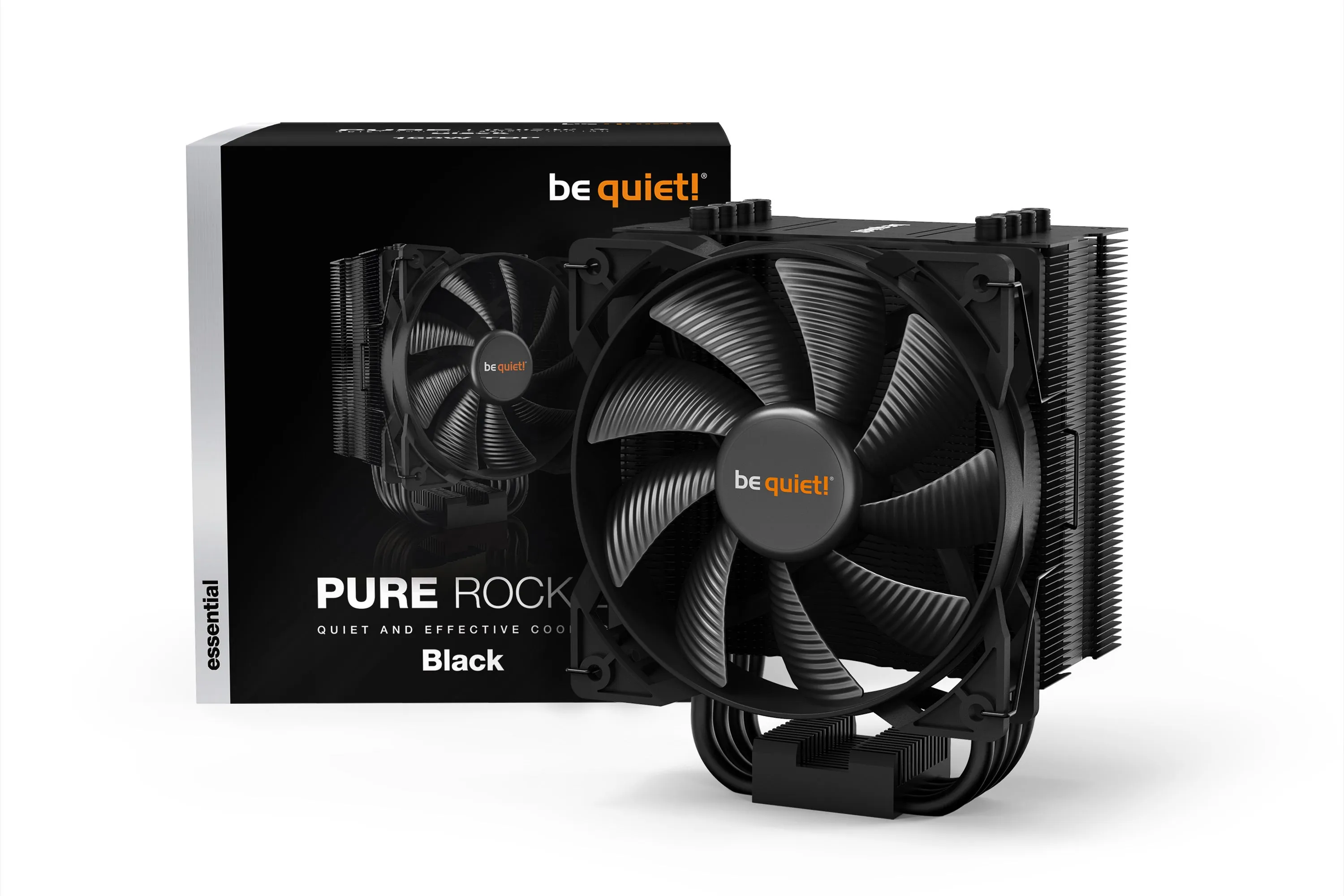 K Cooler Multi Be Quiet! Pure Rock 2 Black | 1700; Fmx,Am3/4/5,115X; 1200,20Xx Tdp 150W