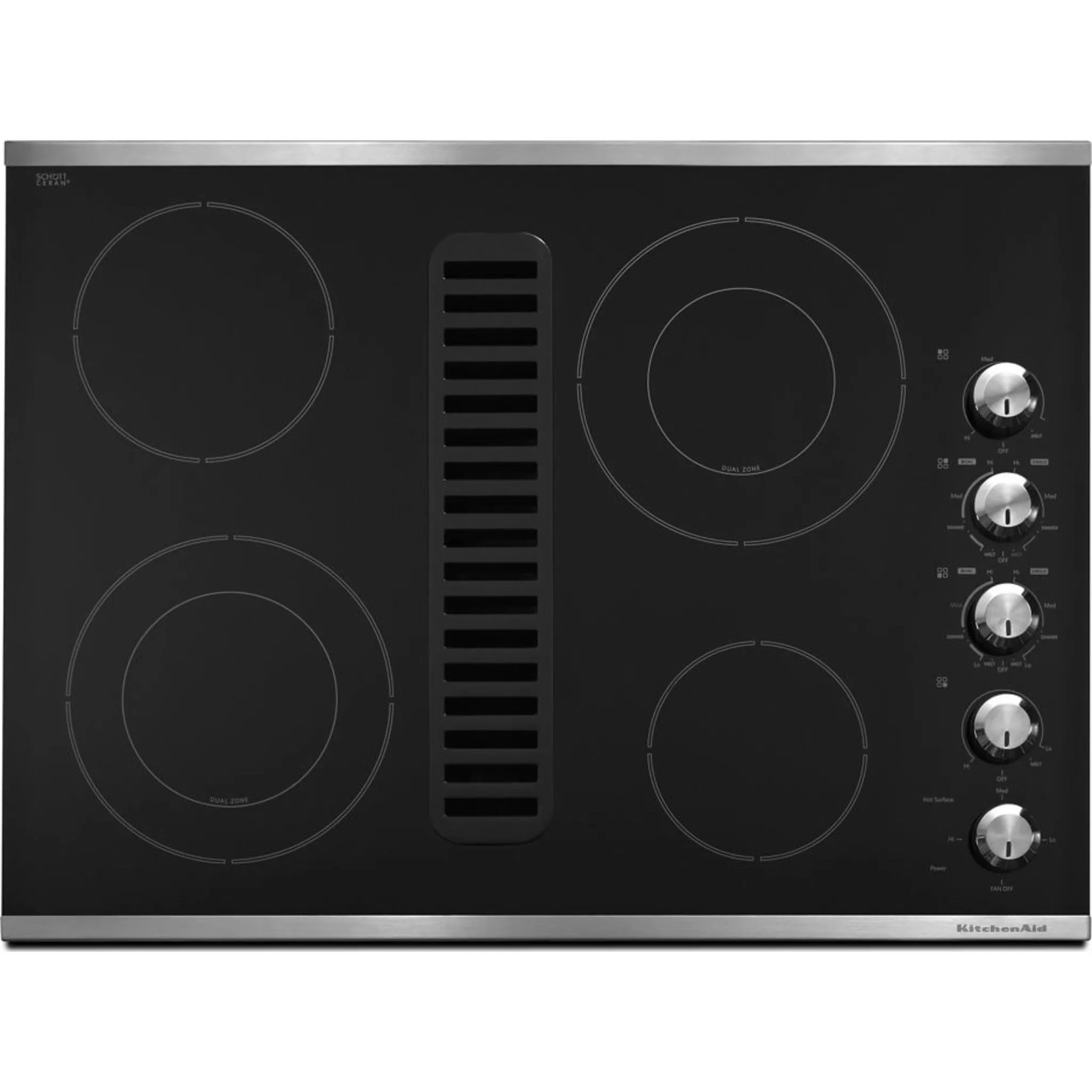 KitchenAid 30" Cooktop (KCGD500GSS) - Stainless Steel