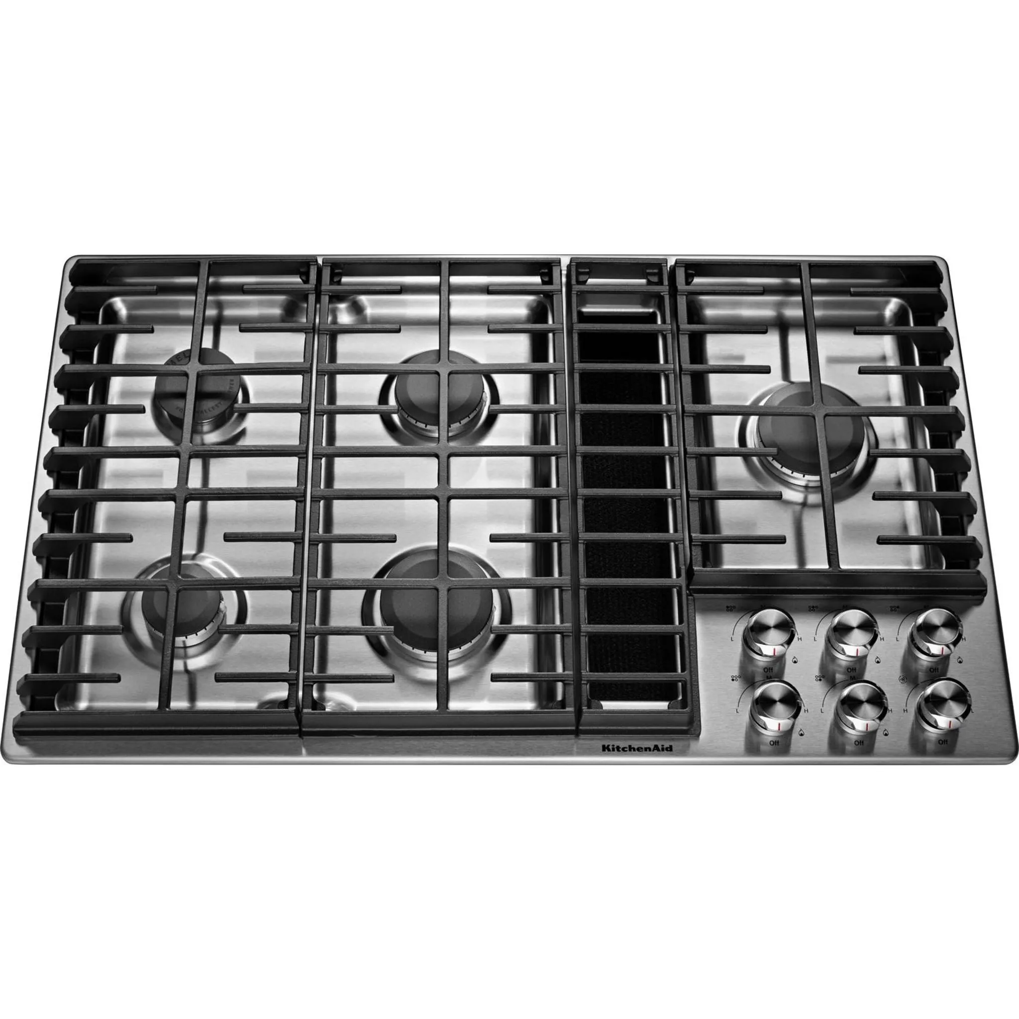 KitchenAid 36" Gas Cooktop (KCGD506GSS) - Stainless Steel