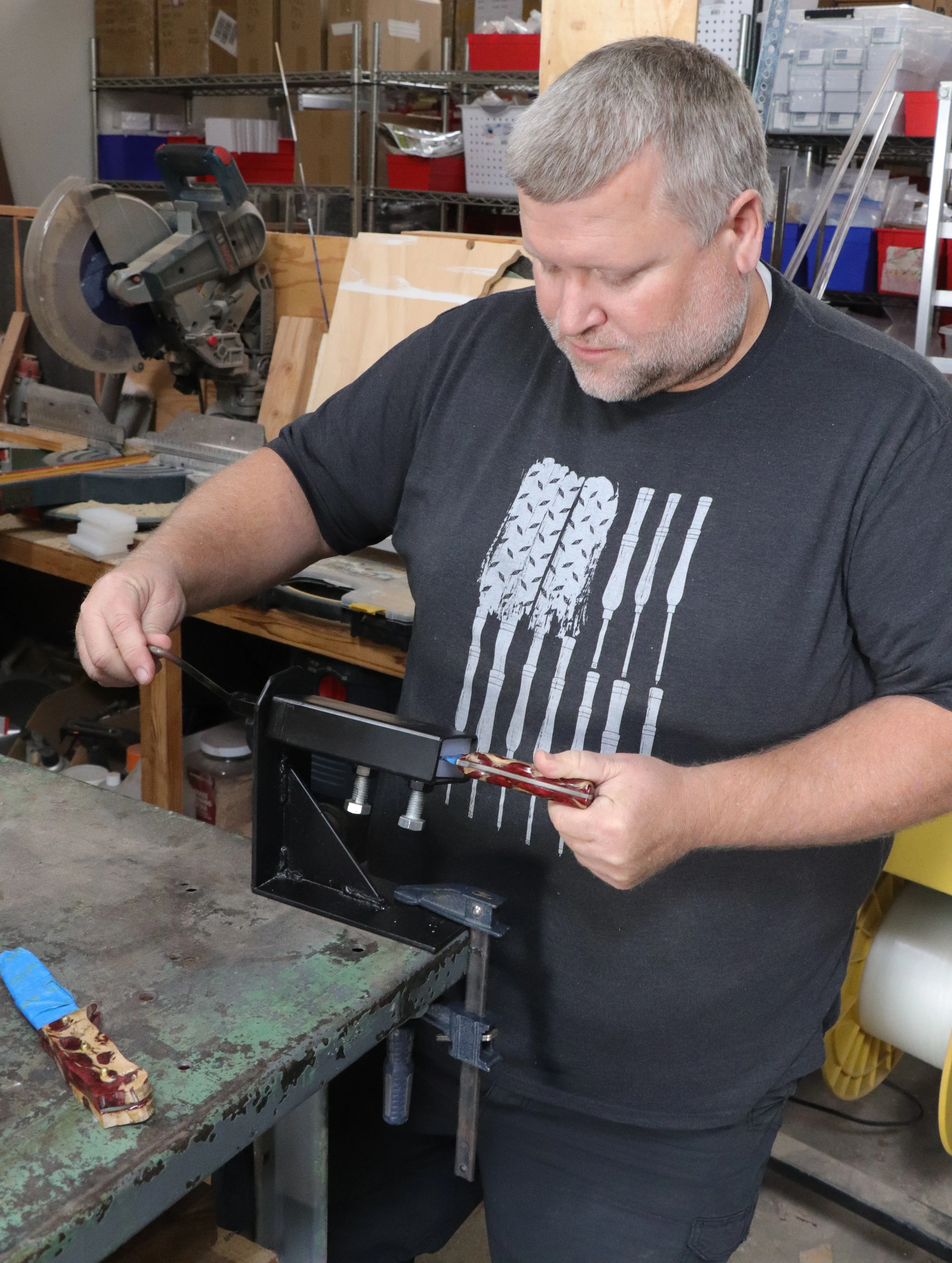 Knife Handle Shaping Jig