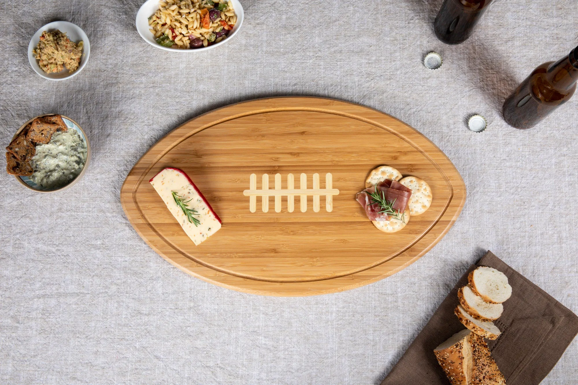 Las Vegas Raiders - Kickoff Football Cutting Board & Serving Tray