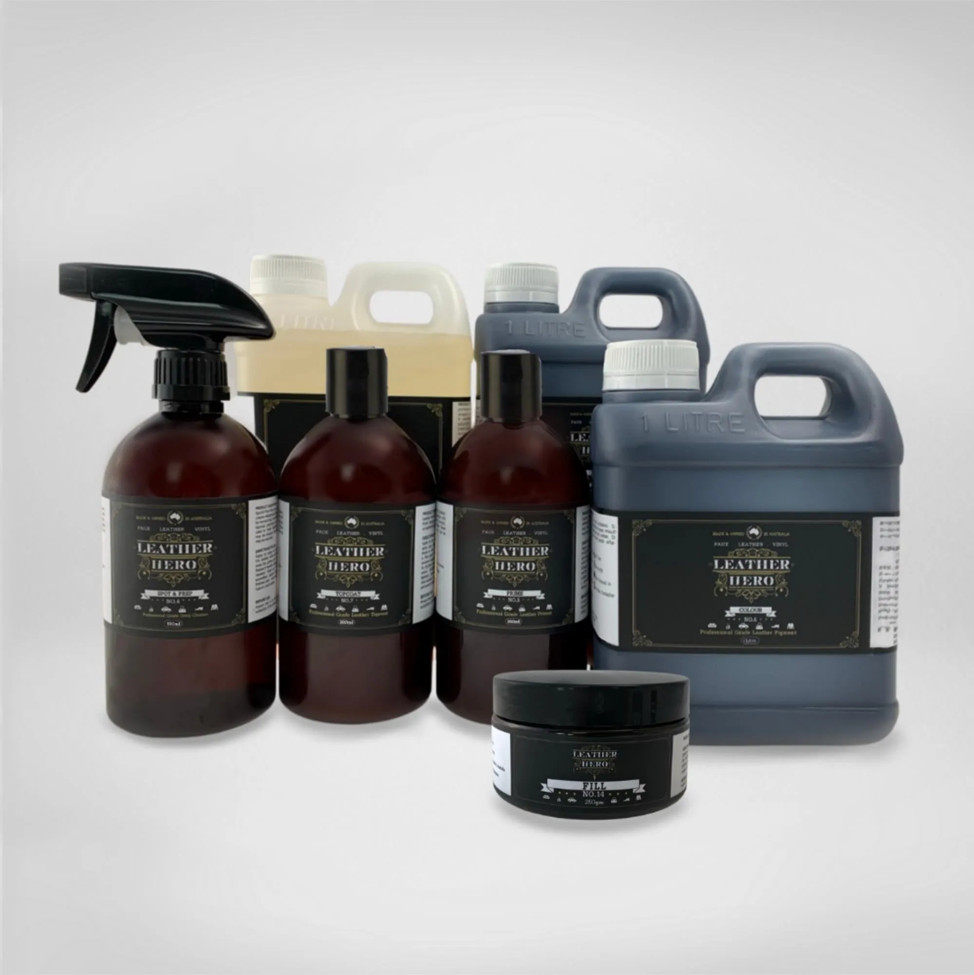 Leather Repair & Recolour Kit - Aniline Tobacco