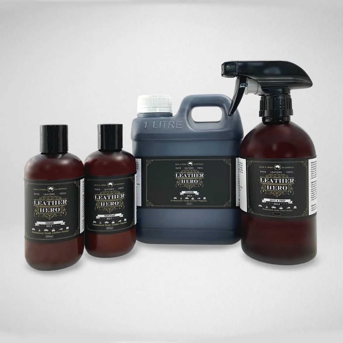 Leather Repair & Recolour Kit - Aniline Tobacco