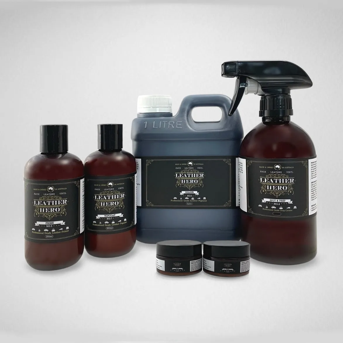 Leather Repair & Recolour Kit - Aniline Tobacco