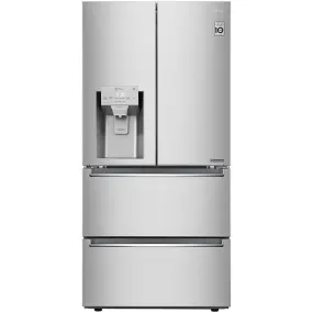 LG 33-inch, 18.3 cu.ft. Counter-Depth French 4-Door Refrigerator with ice system LRMXC1803S