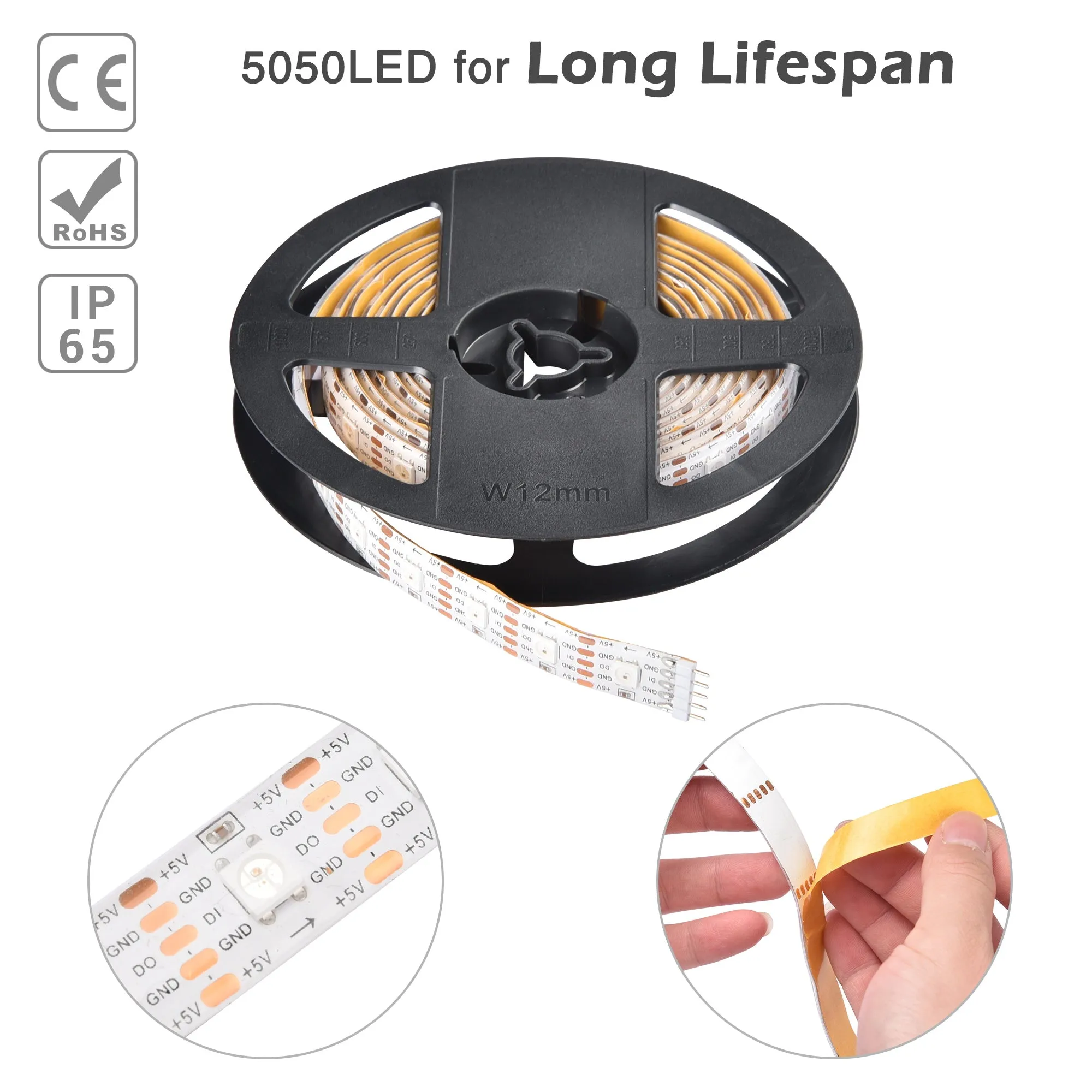 LifeSmart LED Light Strip Kit w/ Controller 6.6ft 120-LEDs