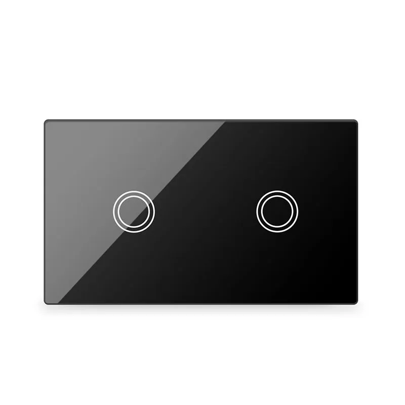 Lifesmart Smart Light Switch 2 Lane - Socket 118/120 - Black