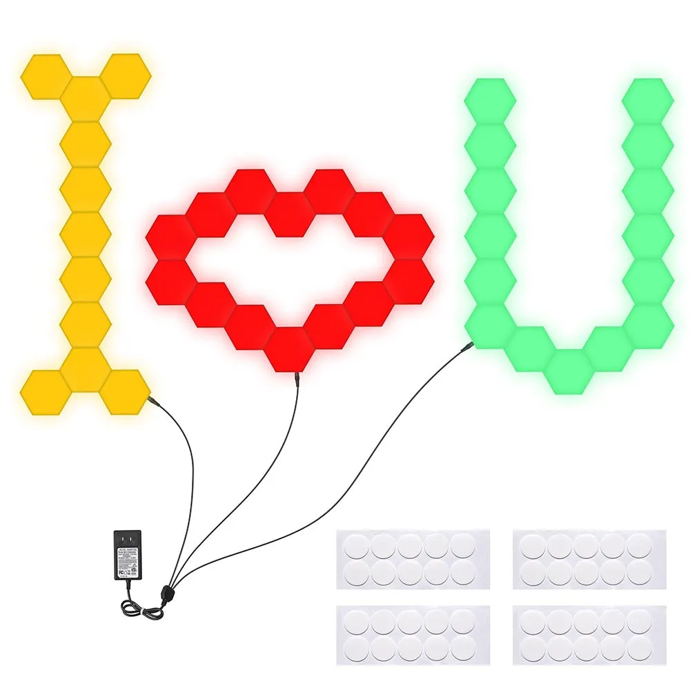 LifeSmart Touch Light Kit Wall-mounted RGB Set of 40