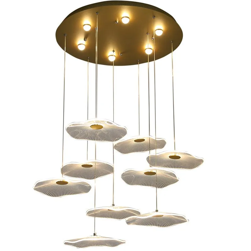 Lotus Leaf Chandelier: Elegant Lighting for Your Space