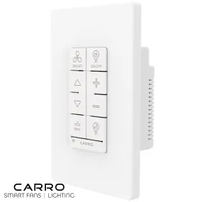 MALTA Dimmable Light Smart Wall Switch For Ceiling Fans(1-Gang), Works with Amazon Alexa, Google Assistant, and Siri Shortcuts