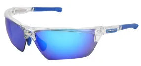 MCR Safety Dominator DM3 Clear Fram, Blue Polarized