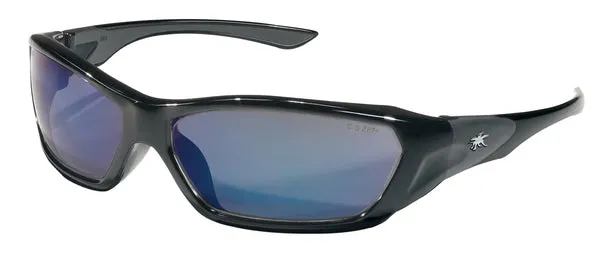 MCR Safety ForceFlex FF1 Black Frame, Blue Dmd Mirr