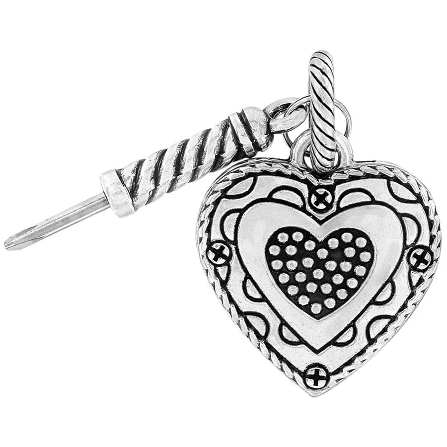 Memento Heart Photo Charm