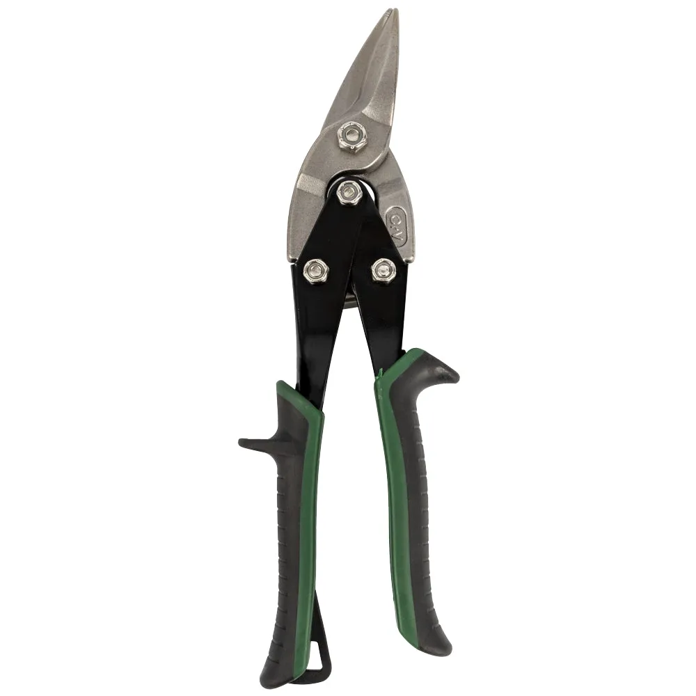 MILES TIN SNIP 260MM RIGHT & STRAIGHT CUT GREEN TCTS003