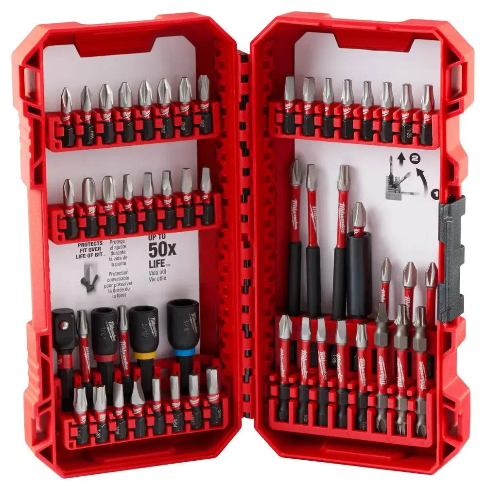 Milwaukee SHOCKWAVE Impact Duty Driver Bit Set - 54 Pcs