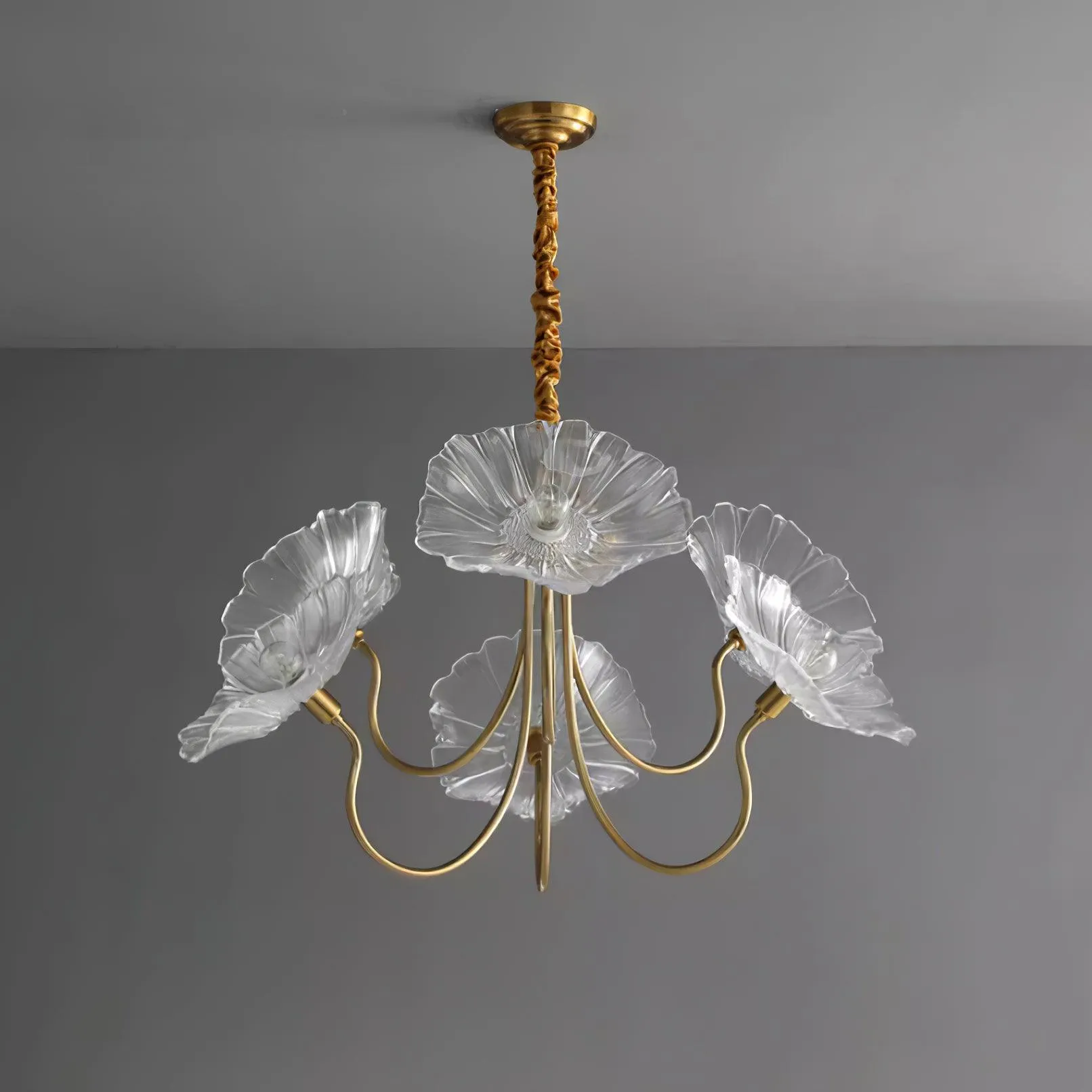 Murano Glass Flowers Chandelier