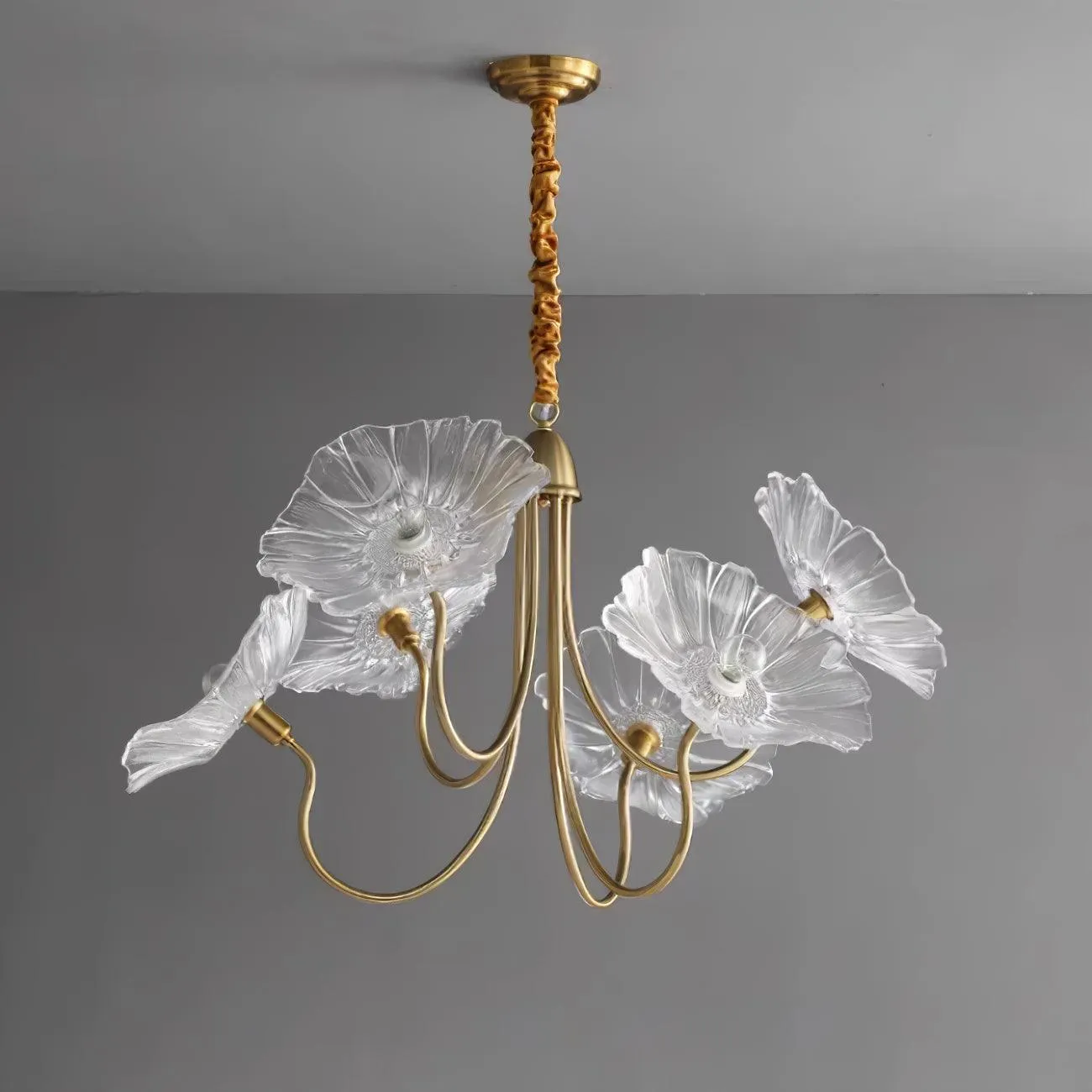 Murano Glass Flowers Chandelier