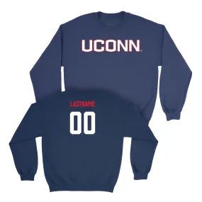 Navy Women's Track & Field UConn Crewneck - Sinclaire Fryer