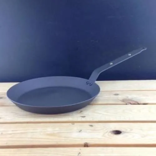 Netherton Oven Safe Spun Iron Crêpe / Shallow Frying Pan