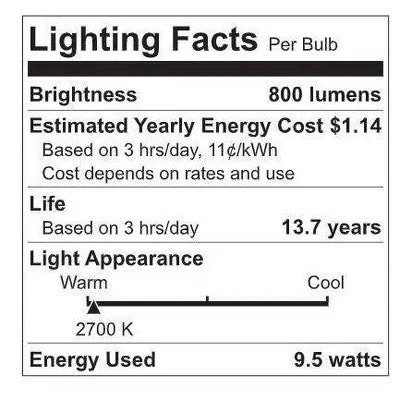 New - GE Cync Reveal A19 Light Bulb with Remote White