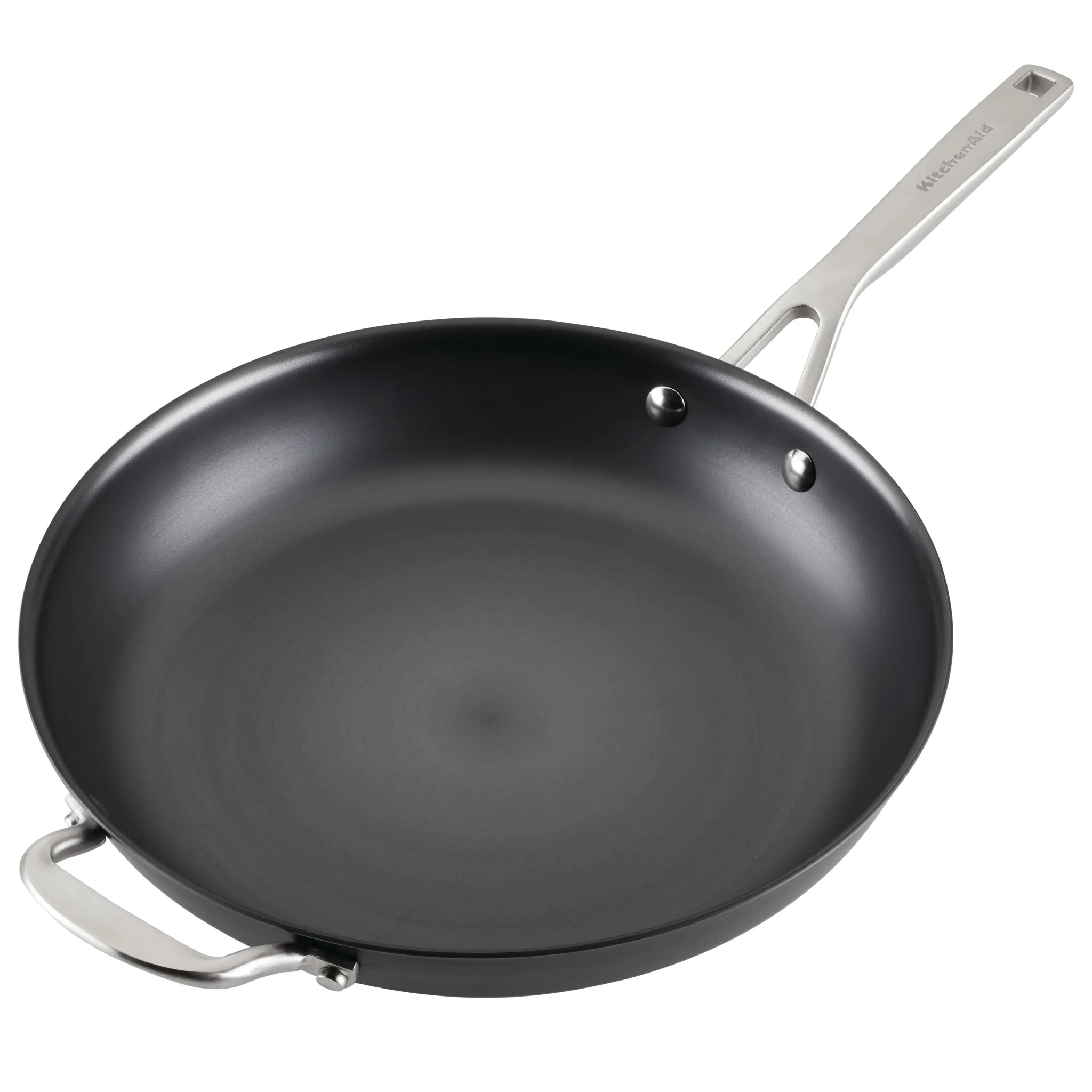 NITRO Carbon Steel 12-Inch Skillet With Helper Handle