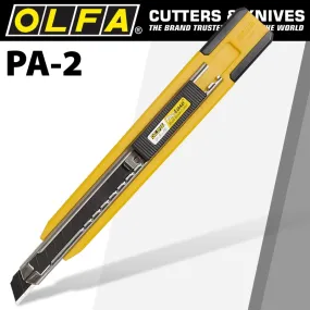 OLFA OLFA PRO LOAD MULTI BLADE AUTO LOAD CUTTER SNAP OFF KNIFE CUTTER 9mm CTR PA2