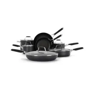 Open Box - Select by Calphalon Nonstick with AquaShield 12pc Cookware Set