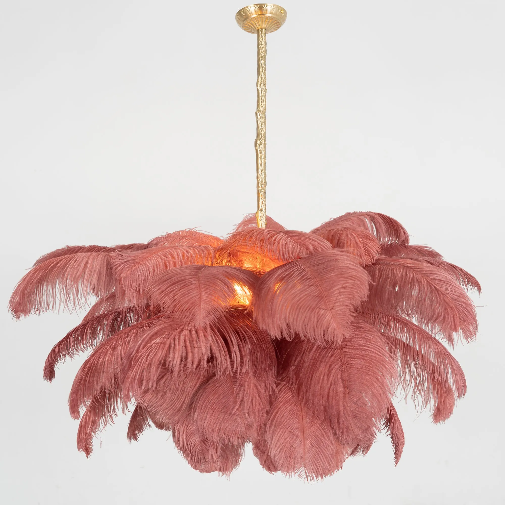 Ostrich Feather Chandeliers