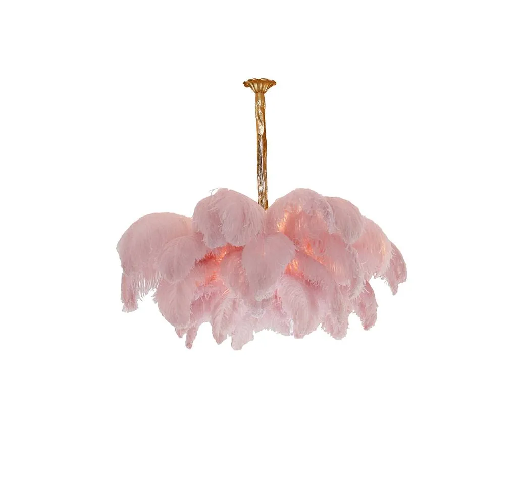 Ostrich Feather Chandeliers