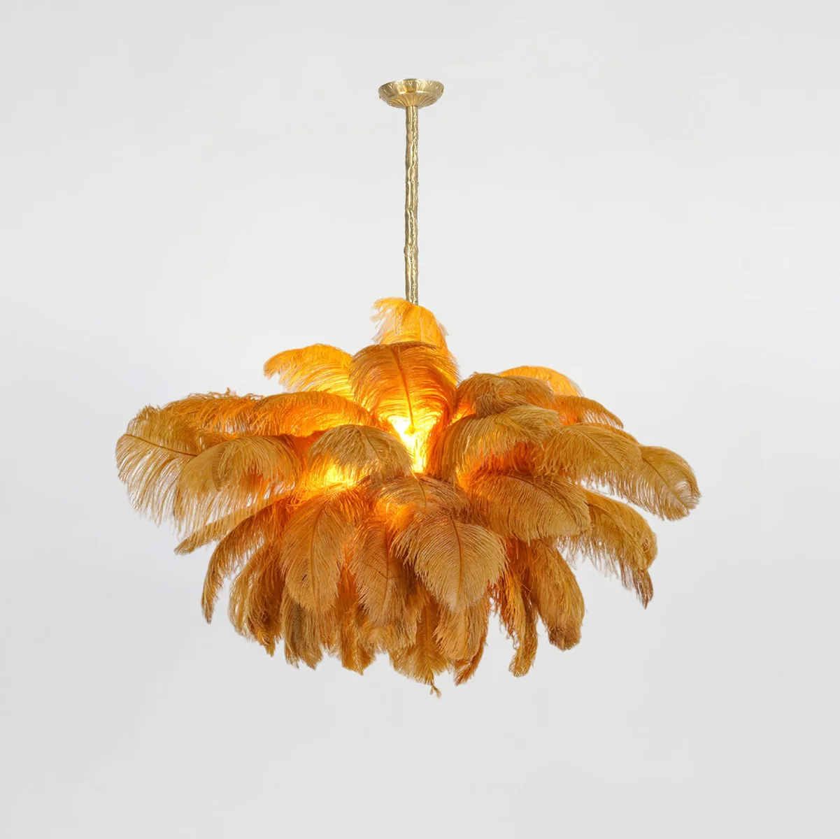 Ostrich Feather Chandeliers