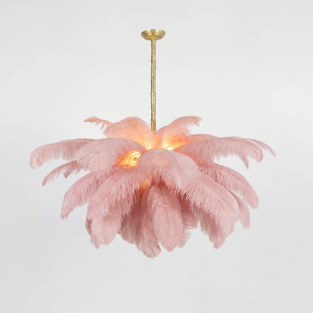 Ostrich Feather Chandeliers