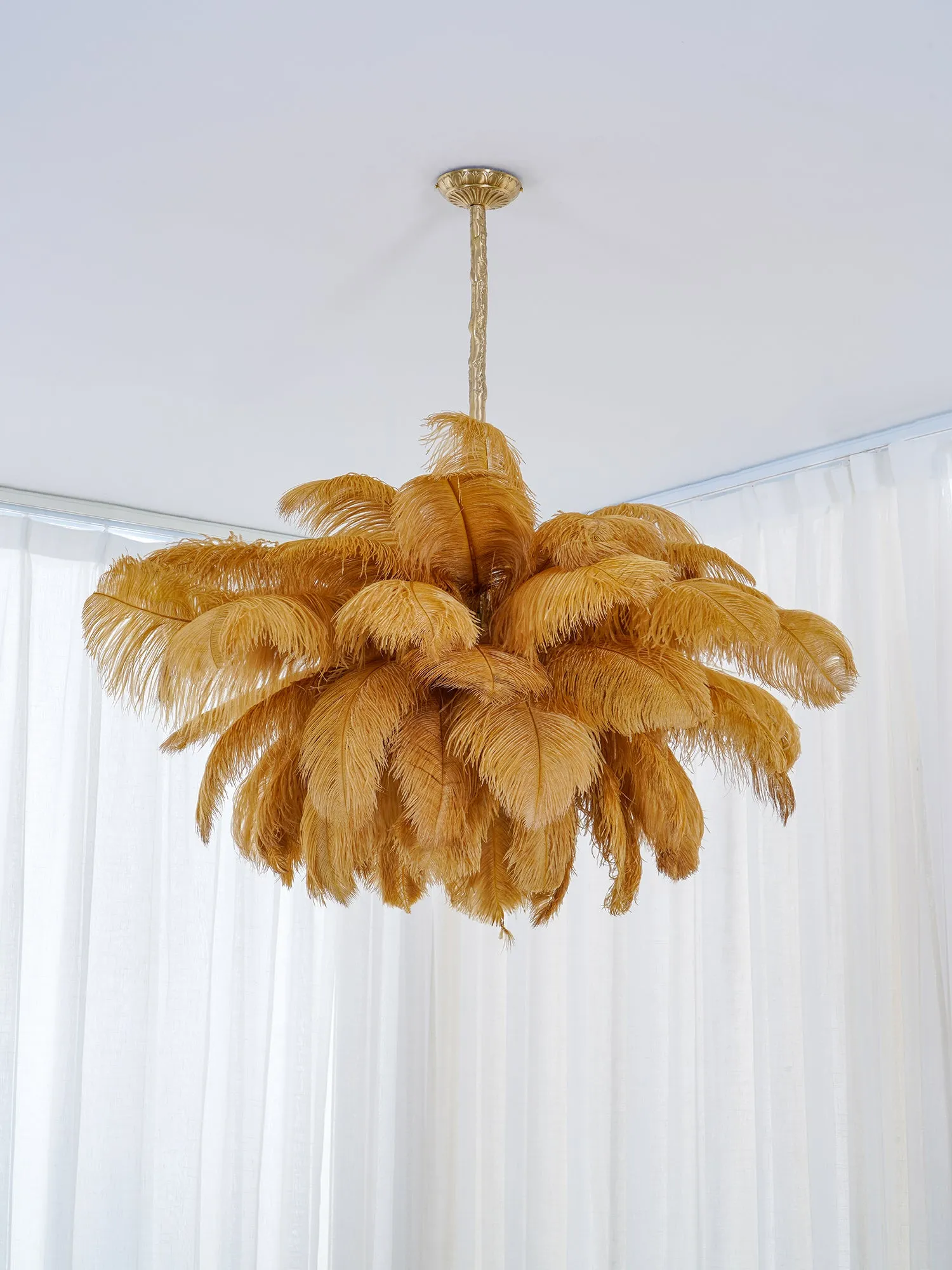 Ostrich Feather Chandeliers