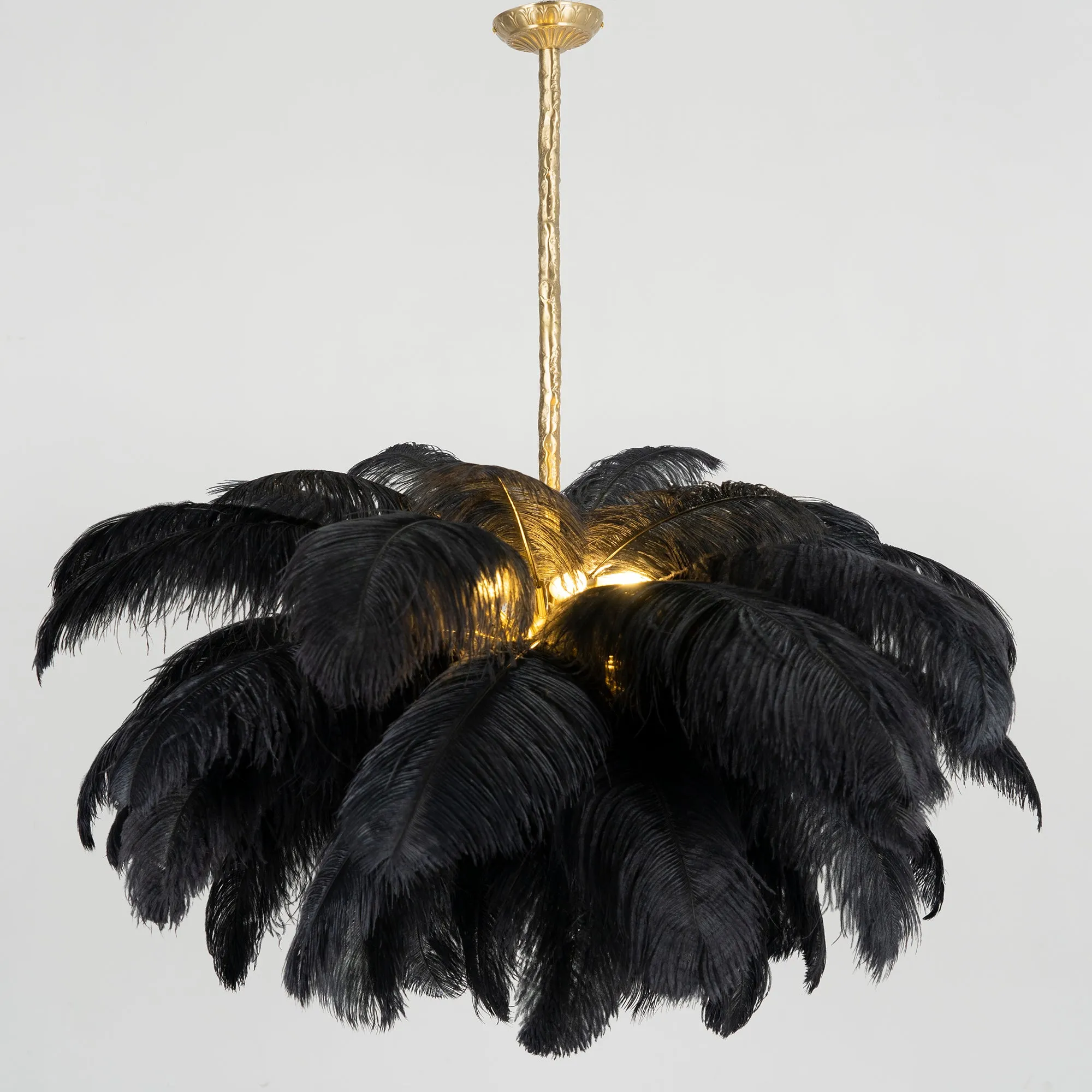 Ostrich Feather Chandeliers